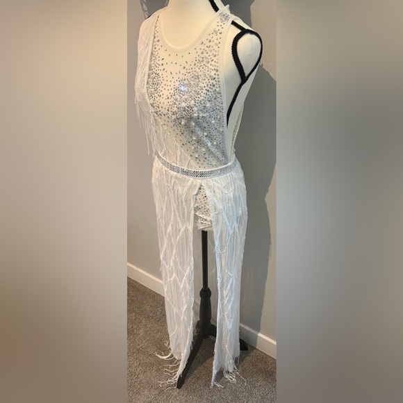 NWOT! STUNNING Beaded and Fringe Dress! - Picture 2 of 16